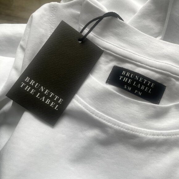 Brunette the Label x Poshmark Exclusive Collection Cotton White Graphic Tee - Picture 7 of 12